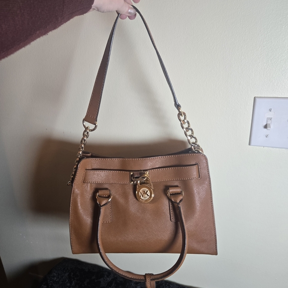 Michael Kors Brown Leather Shoulder Bag - Picture 6 of 6